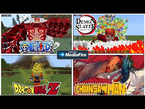 relizmo - Top 4 anime mod for minecraft pe 1.19 | amazing anime mods for minecraft | minecraft anime addon