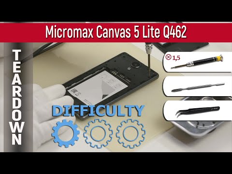 📱 Micromax Canvas 5 Lite Q462 Teardown, Take apart, Tutorial