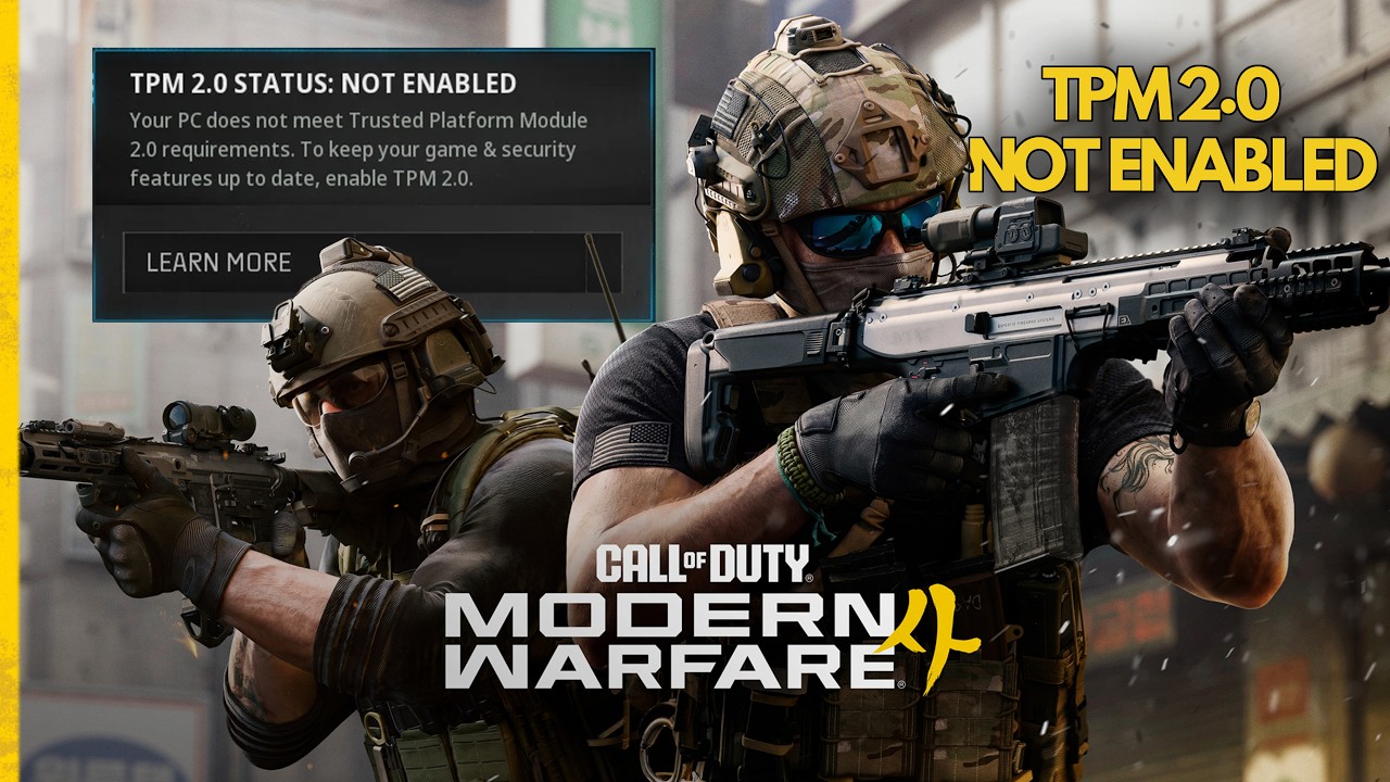 Attestation Required Secure Boot & TPM Modern Warfare 4 FIX🎮🔥