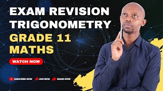 Mathematics Trigonometry Grade 11 Revision: How to approach your final exam.