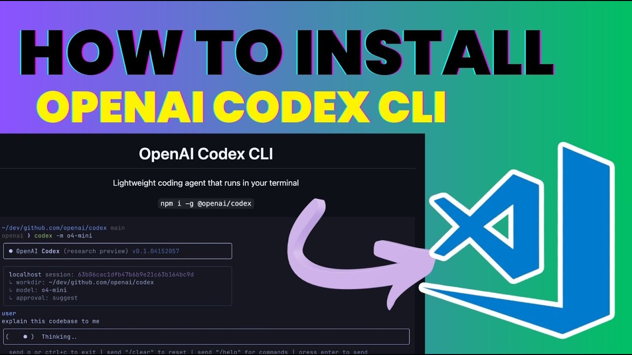 How to Install & Use OpenAI Codex CLI in VS Code