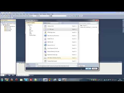 [HD] Hello World in C++ - Visual Studio 2010