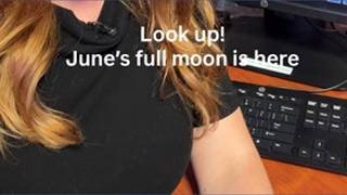 June’s full moon is now visible