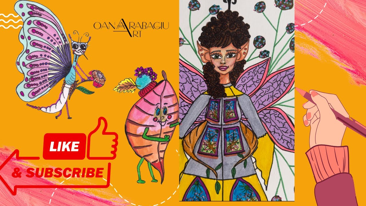 Watch Me Draw a Magical Fairy | Meet Iris from My Fantasy World