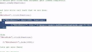 how to show and hide div using jquery