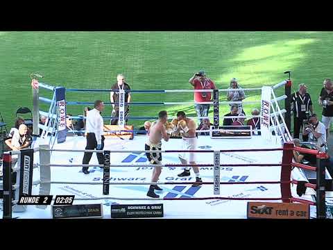 Slawa Spomer 2nd Pro Fight Karlsruhe Sat1 Ran fighting