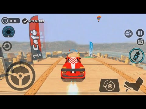 Impossible Car Tracks 3D - Red GT Sport Car Driving Impossible Stunt - Android Gameplay