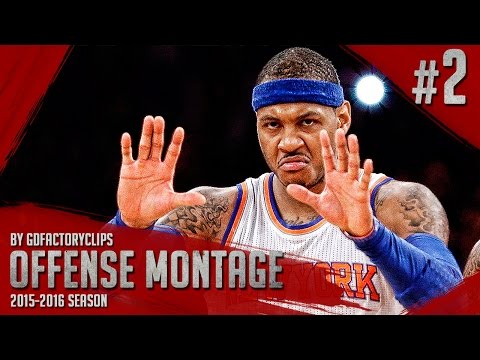 Carmelo Anthony Offense Highlights Montage 2015/2016 (Part 2) - GodMelo Mode!