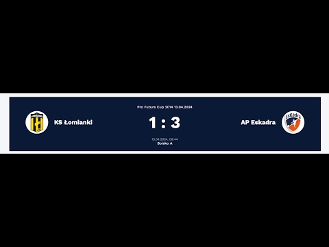 KS Łomianki vs   AP Eskadra u10 # 2014 Krzaki Pro Future Cup 13 04 2024