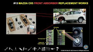 #13 Mazda CX5 Front Absorber Replacement Works #automobile #fyp #diy #shorts