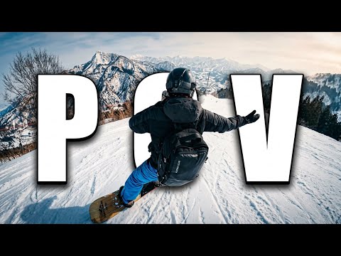 POV: First Run Snowboarding in Japan (Gala Yuzawa Snow Resort)