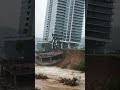 🌧️ 20-Story Building Collapse into Flooded River 🌊 | Dramatic Erosion & Flood Destruction 💥🏢