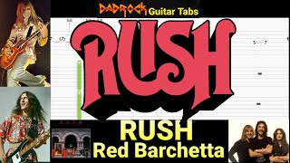 Red Barchetta - RUSH - Guitar + Bass TABS Lesson (Request)