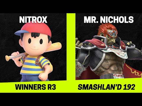 SmashLAN'd 192 Winners R3 - Nitrox (Ness) vs Mr. Nichols (Ganondorf) - SSBU Tournament