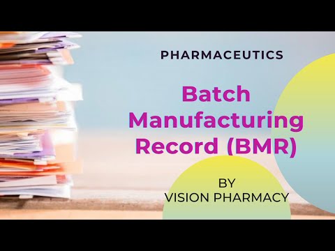 YouTube video about What should be included in a batch manufacturing record?