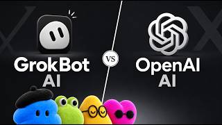 ChatGPT Dots vs GrokBot