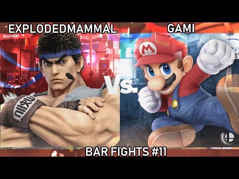 ExplodedMammaL (Ryu) vs. Gami (Mario) - Bar Fights #11