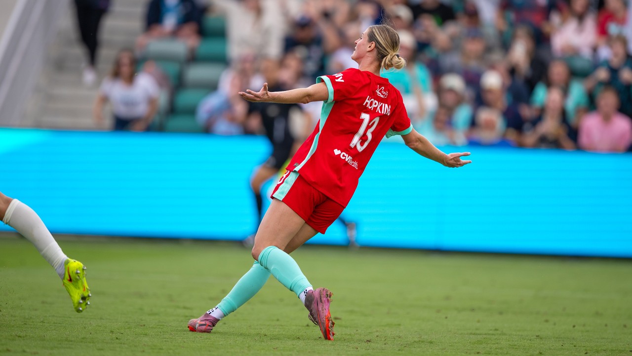 Thumbnail for GOAL: Haley Hopkins vs. Denver Summit FC, 3rd Goal | Sept. 26, 2026
