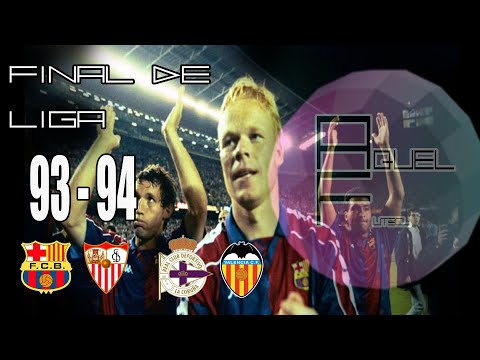 FINAL LIGA 93 - 94 PARTIDO COMPLETO CATALA