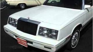 preview picture of video '1983 Chrysler LeBaron Used Cars East Barre VT'