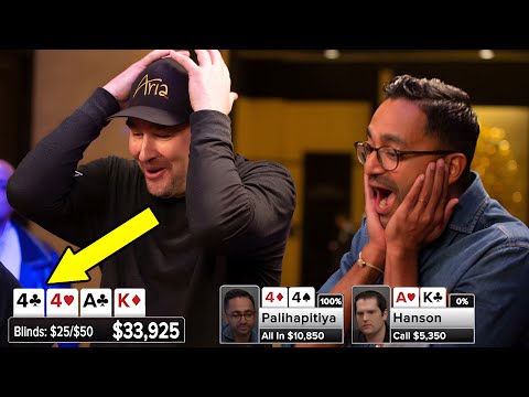 Bitcoin Genius Delivers Death by QUADS to Pro Poker Coach | Hand of the Day presented by BetRivers