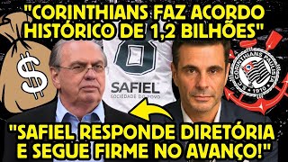 ⚡🚨URGENTE! O CORINTHIANS VAI FINALMENTE RESPIRAR!? SAFIEL RESPONDE DIRETÓRIA DO CORINTHIANS!