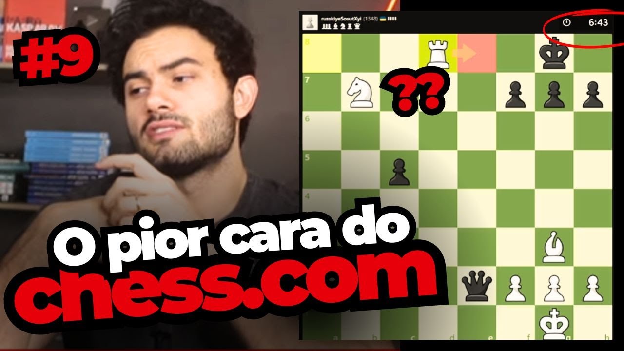 O que está acontecendo com os 1300 no chess.com??? SpeedRun | 10 minutos #9