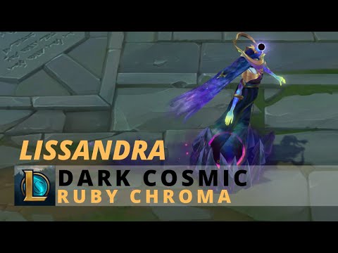 Dark Cosmic Lissandra Rainbow Chroma - League Of Legends