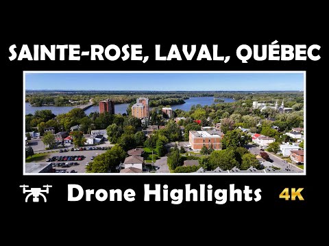 ⚜️ ✨ Sainte-Rose, Laval, Québec – Stunning Aerial Highlights in 4K! 🌍🚁
