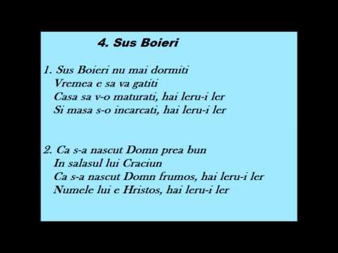 Sus Boieri - vocea 1