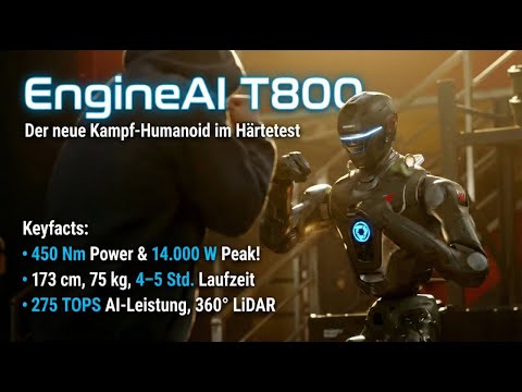 EngineAI T800 2026 – Der neue Kampf‑Humanoid im Härtetest