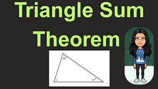 Triangle Sum Theorem: Find Missing Angles in Triangles