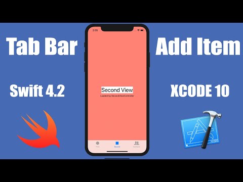 How To Use A Tab Bar In Xcode 10 Swift