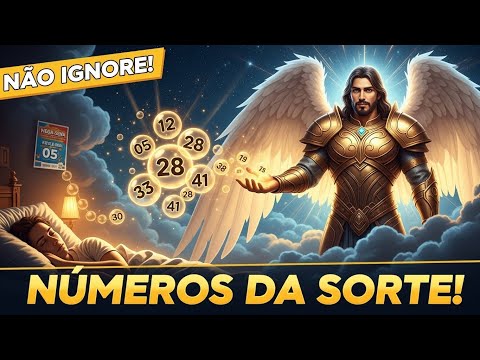 NÃO IGNORE! Arcanjo Miguel TE MOSTRA os NÚMEROS da SORTE em SONHO!
