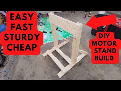 How to Build an Outboard Motor Stand - Step by Step Guide (Best Design)