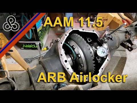 L5 Rear differential gear change with ARB Airlocker install-AAM 11.5 . Leviathan super van project.