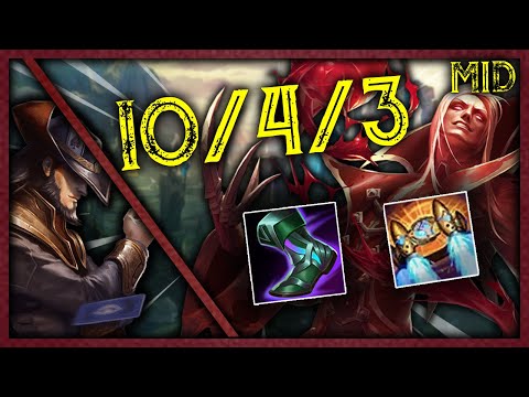 4 Million Mastery Vladimir Mid vs Twisted fate Matchup  || 10/4/3