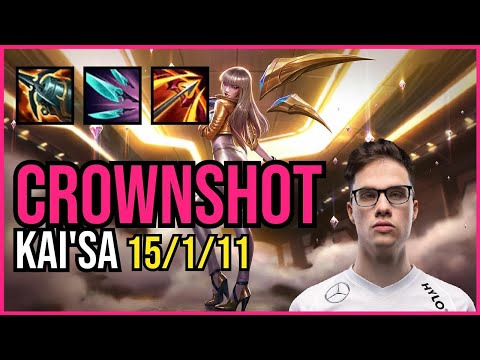 CROWNSHOT - KAI'SA vs. LUCIAN ADC | EUW GRANDMASTER | PATCH 10.25
