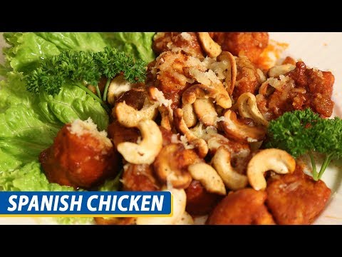 Spanish Chicken Recipe | Mallika Joseph Food Tube