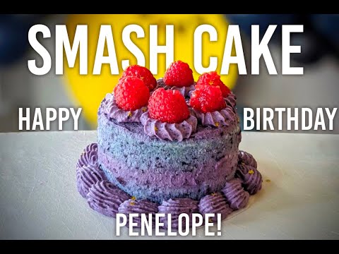 Penelope's First Birthday! Smash Cake DIY