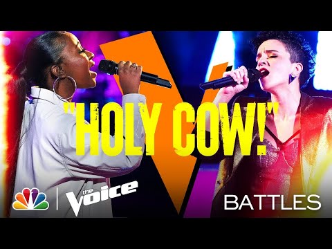 Gihanna Zoë vs. Halley Greg - Ed Sheeran's "Thinking Out Loud" - The Voice Battles 2021