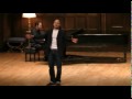 2010 Lotte Lenya Competition: David Arnsperger sings "Song of the Rhineland"