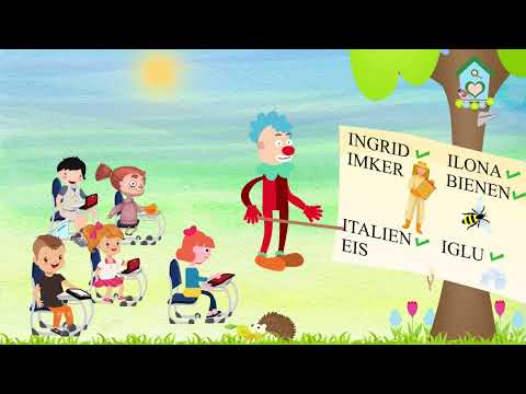 ABC-Lied - Buchstabe I - mit Kiku, dem Clown