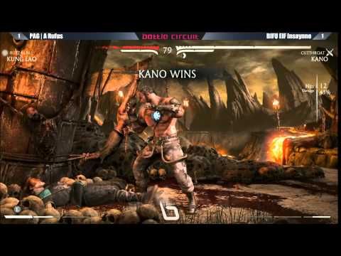 Next Level Battle Circuit 118 - MKX - PAG Glitch (Kung Lao) vs BIFU EIF Insaynne (Kano)