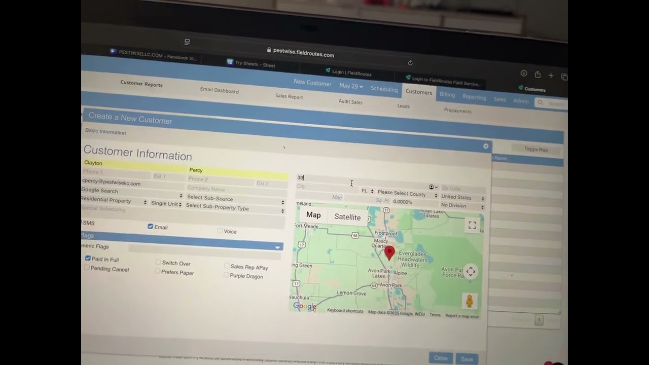 Field Routes - Accept Payment Process
