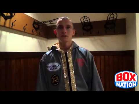 Paul Butler after victory against Oreste Bernabe Nieva