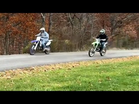 2013 yfz250f vs 1996 kx250, 4 stroke vs 2 stroke