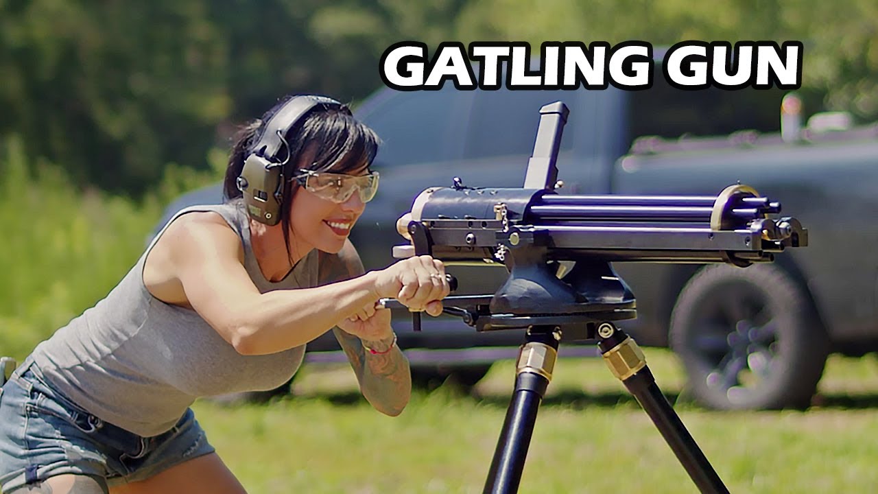 9mm Tippmann Gatling Gun with Caisson and Tripod – Video