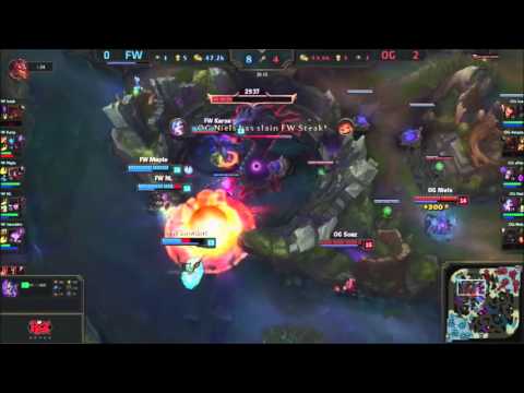 Flash Wolves Vs Origen - Highlights - Knockout Stage game 3 - world championship 2015