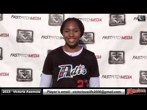 2023 Victoria Asemota - 4.2 GPA - Outfielder, 1st Base & 3rd Base Softball Skills Video - Admirals